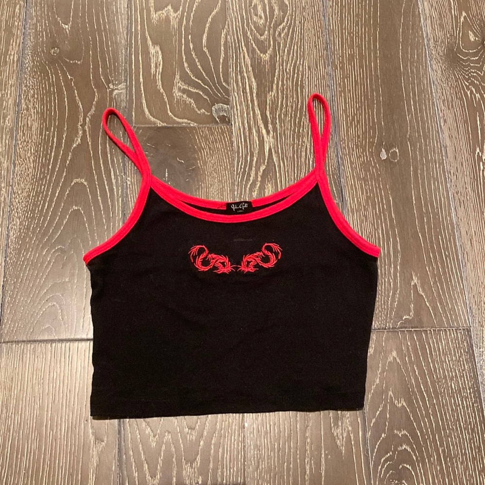 Brandy Melville red blank tank